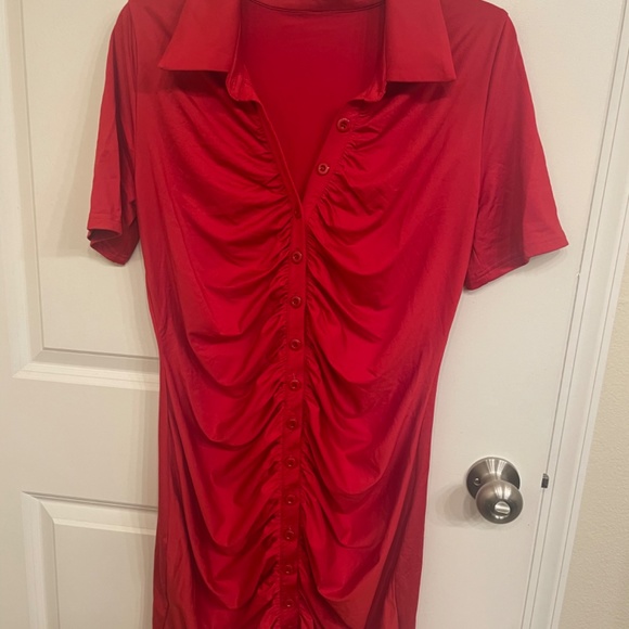 Rouched Bodycon Dress - Picture 2 of 3